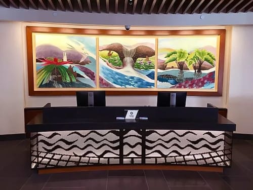 Triptych | Paintings by Sabado Studios | The Westin Nanea Ocean Villas, Ka'anapali in Lahaina