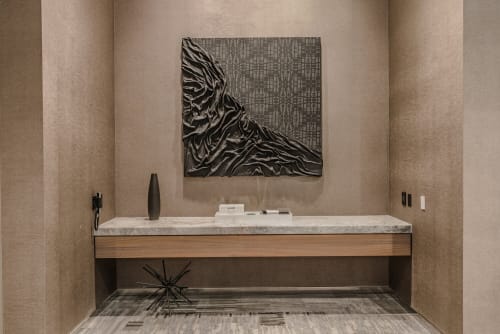 Swathed | Mixed Media by Jennifer E. Moss | AC Hotel by Marriott Dallas Frisco in Frisco