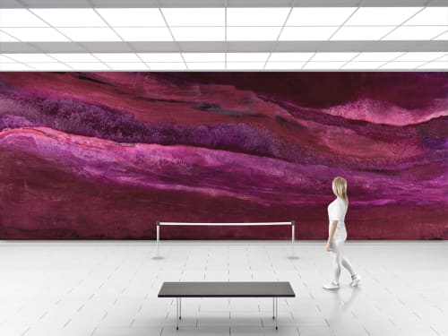 Moonshadow Wallpaper Mural | Wallpaper by MELISSA RENEE fieryfordeepblue  Art & Design