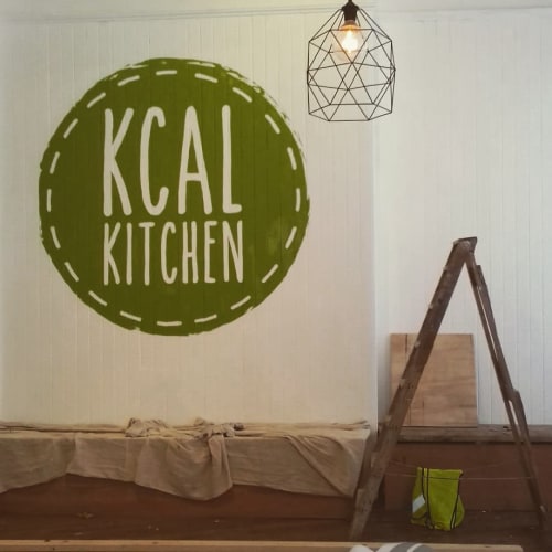 Kcal Kitchen Logo | Murals by Journeyman Signs (TATCH) | Kcal Kitchen in Edinburgh
