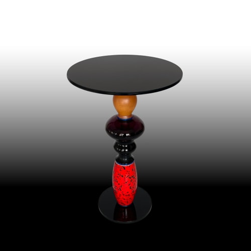 Vases Table "Big Brown Eyes" | Side Table in Tables by Andreas Berlin