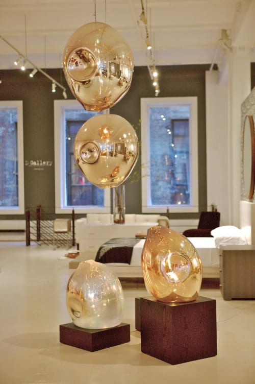 Asteroid Mercury Gigantic Glass Light | Pendants by Esque Studio