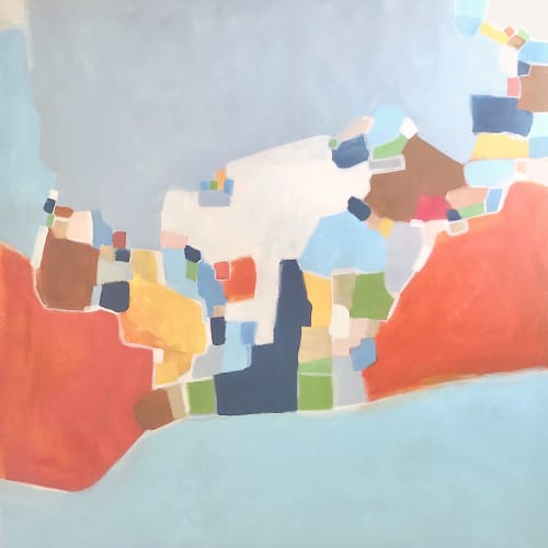 'MY DAYDREAM' | Oil And Acrylic Painting in Paintings by Linnea Heide contemporary fine art