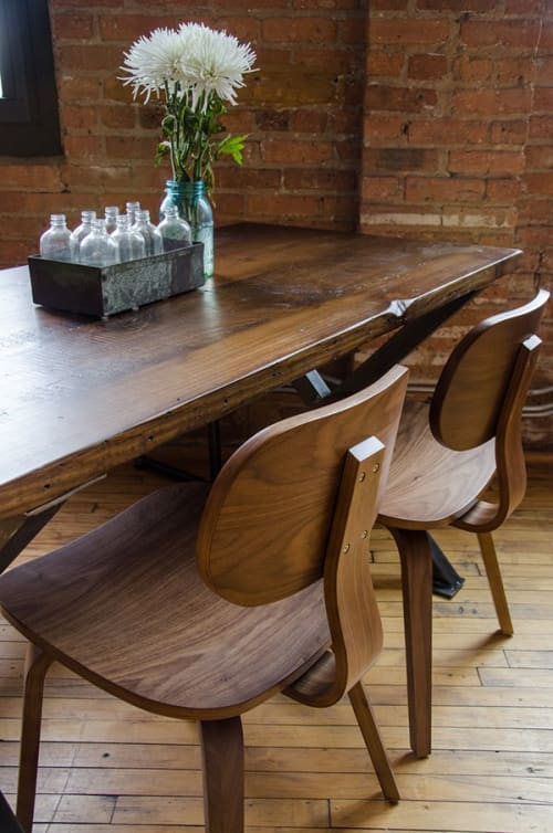 Modern X Dining table made of reclaimed wood | Tables by Urban Wood Goods