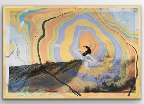 Stoke Mode (B-Side) I Suminagashi Marbling & Photography | Photography by KMOK Art