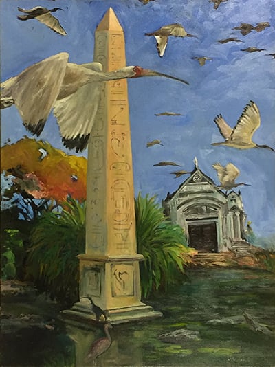 Flight of Isis | Paintings by J William Hill Art