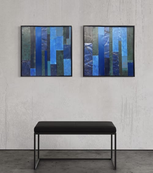 Transfigure #23 BLUE (wall hanging) | Wall Hangings by GREG MUELLER