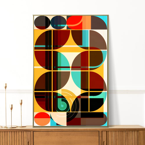 Our Modern Life - Abstract Canvas Print - Paintings | Prints by Paul Manwaring Fine Art Prints