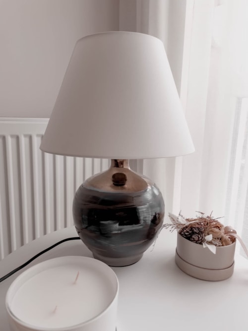 Olive | Table Lamp in Lamps by ENOceramics
