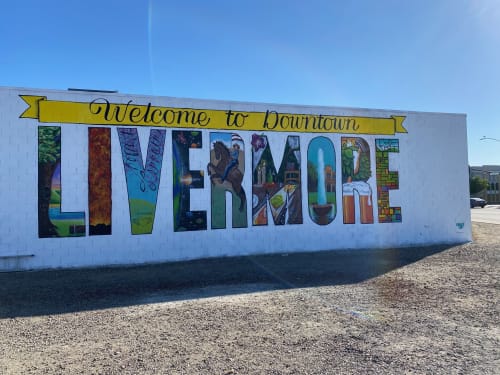 Welcome to Livermore | Street Murals by Everyday Hooray | Livermore Mural Festival in Livermore