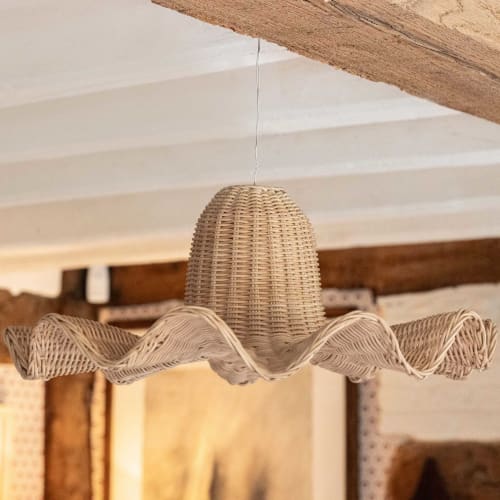 Luna Rattan Lampshade (Large) | Lighting by Hastshilp
