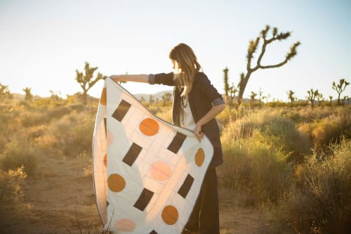 Trans Pecos Throw Quilt | Linens & Bedding by Vacilando Studios