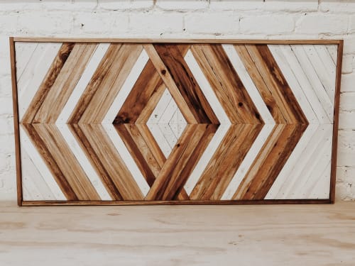 2X4 3-D Rectangle White and Natural | Decorative Objects by Aleksandra Zee