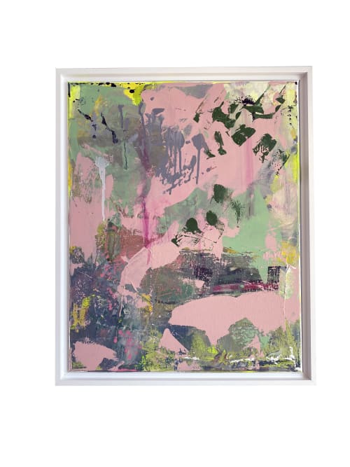 "Backyard Being" Original Painting | Oil And Acrylic Painting in Paintings by Jessalin Beutler