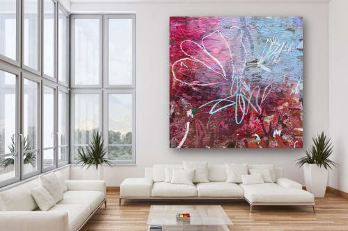 'Lotus' | Paintings by Christina Twomey Art + Design