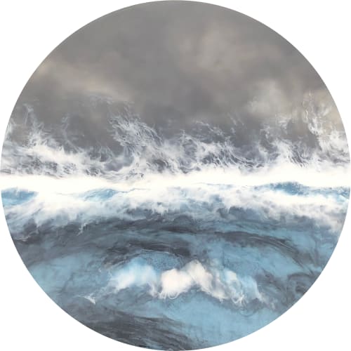 Beauty in a Storm | Oil And Acrylic Painting in Paintings by Art By Skevi