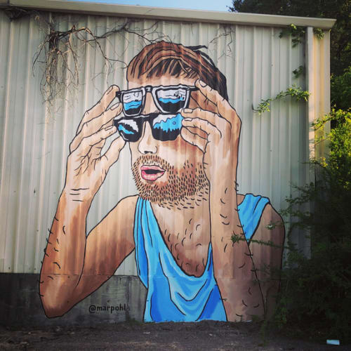 Double Vision | Street Murals by Mariel Pohlman | Nowhere, TX in Dallas
