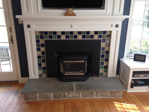 Fireplace Surround | Interior Design by Rhoda Kahler