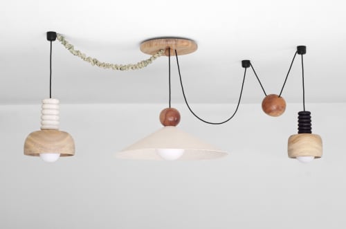 Trio Swag Chandelier | Chandeliers by Jib Projects