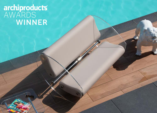 MW07 designer sofa – 150 cm seat – Cast PMMA panels, outdoor | Couch in Couches & Sofas by KUUMO Design