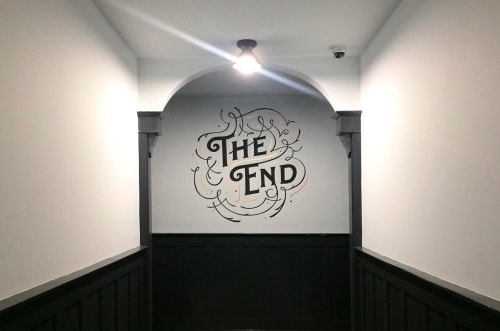 "The End" Indoor Mural | Murals by Lydia Beauregard | 1021 Cook St in Victoria