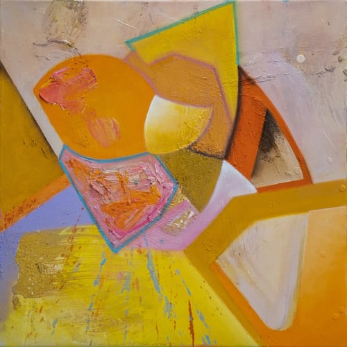 374 Raining Twilight Oil painting | Paintings by Anne B Schwartz