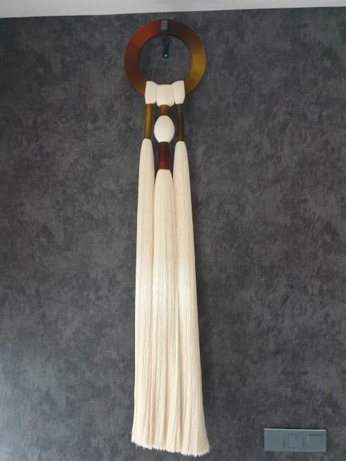 Boho woven wall hanging, woven tapestry designs | Wall Hangings by Sarmal Design