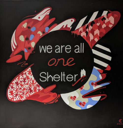 Shelter Mantra 1 | Murals by Cal Lewis | Shelter in London