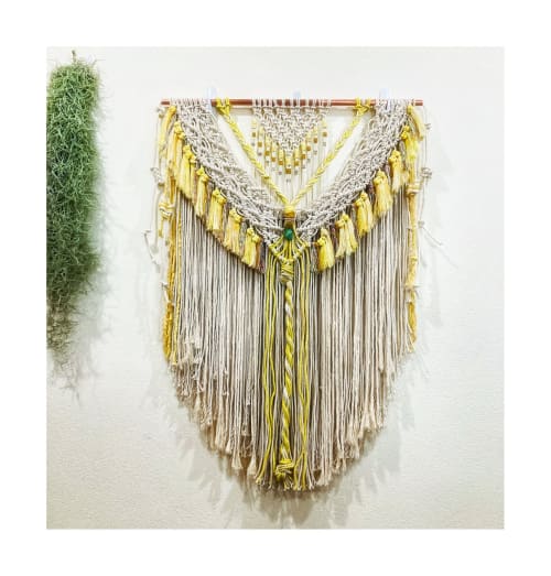 Paina | Macrame Wall Hanging in Wall Hangings by Gissell Studio - Textile & Botanical Art