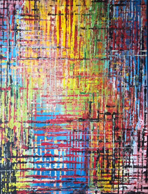 The Solution. A modern and bright painting. | Paintings by KARDIMAGO