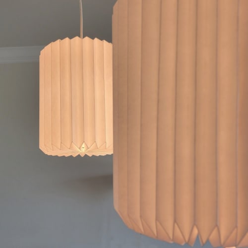 Pillar Large - pendant light, origami lamp | Pendants by Studio Pleat