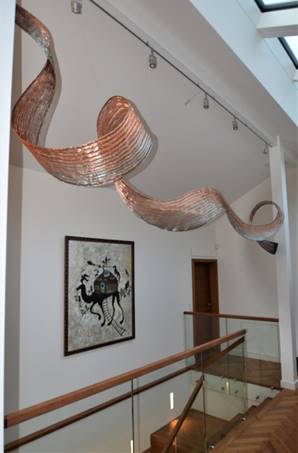 'Copper Murmuration' | Sculptures by Jan Bowman Designs