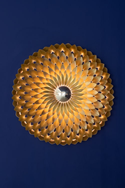 Sun in Brass | Wall Hangings by Edward Linacre