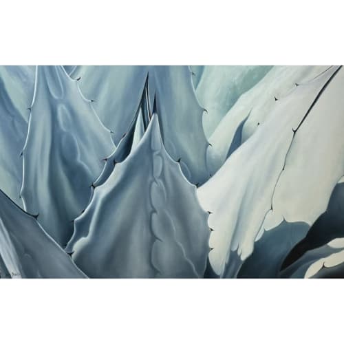 'Shades of Agave' Original Oil Painting | Oil And Acrylic Painting in Paintings by Jenny Stewart's Fine Art