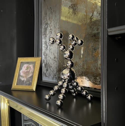 Deer Stainless Steel Original Sculpture Minimalistic Animal | Sculptures by IRENA TONE