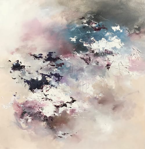 Racing Thunderheads | Oil And Acrylic Painting in Paintings by Nicholas Kriefall