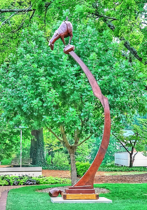 "For No Apparent Reason" | Public Sculptures by paul hill sculpture