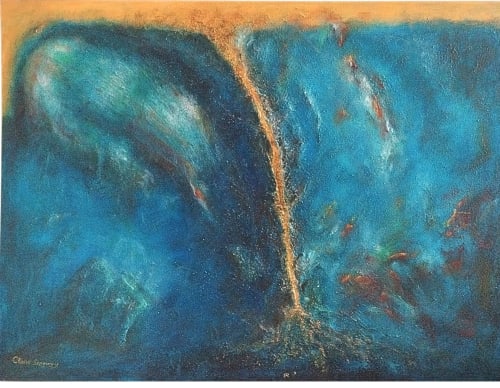 At a Crossroads | Mixed Media in Paintings by Claire Szegvary