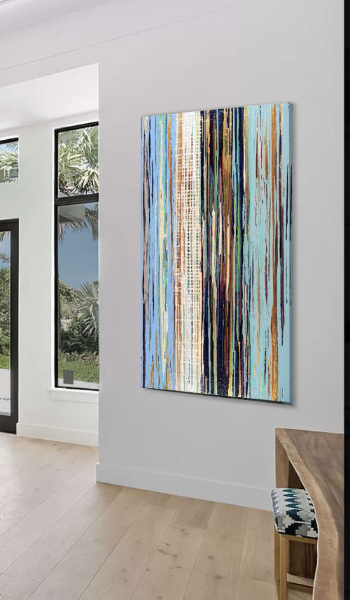 Linear Flow Number 23 | Paintings by Kari S