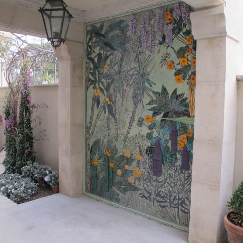 Wall Mural for a private Villa | Murals by Jane du Rand