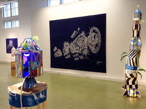 Simon Vega - Tropical Mercury Capsule Rug - Third world technological meditation | Rugs by Odabashian (official) | Pérez Art Museum Miami in Miami