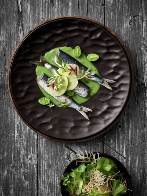 CARVED tableware - Dinner plate | Ceramic Plates by Mieke Cuppen