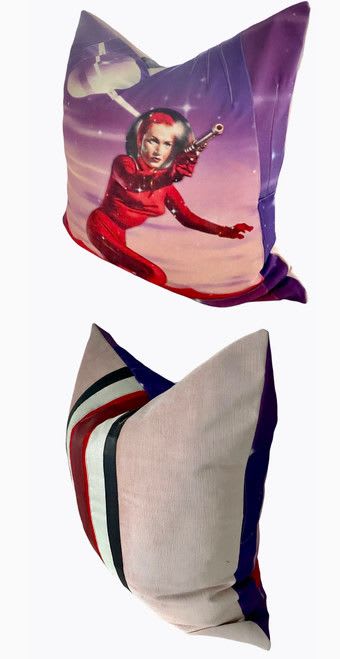 Spaced Out/01 | Cushion in Pillows by Cate Brown