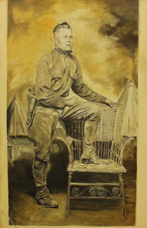 After the Great War, Paris France 1918 | Paintings by d k baker