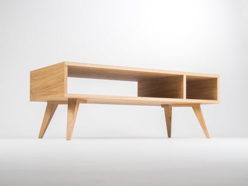 KUUB - Tv stand, media console entertainment center tv cabin | Storage by Mo Woodwork | Stalowa Wola in Stalowa Wola