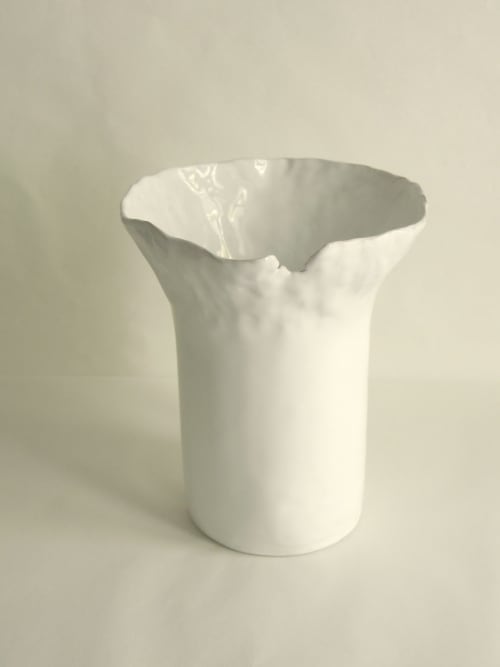Lotus Ceramic Vase | Utensils by Julie Tzanni Ceramics