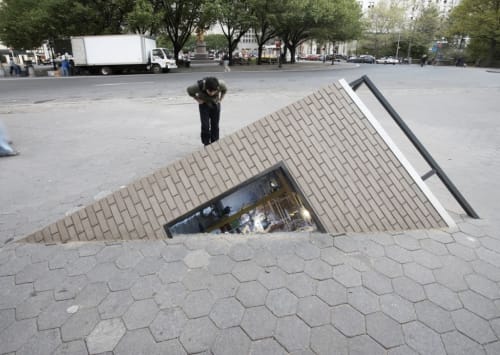Corner Plot; A Mixed Media Installation | Public Sculptures by Amuneal | Central Park in New York
