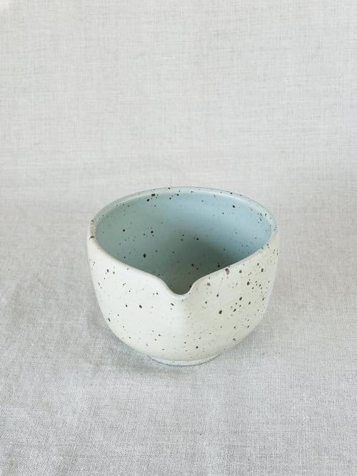 Seafoam - Katakuchi Tea Bowl | Dinnerware by Tomoko Ceramics