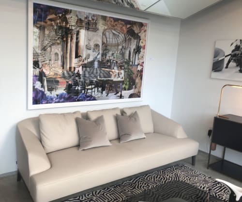 The Parent Trap, 50" X 76", Archival Pigment on Matte Paper, Artist Proof | Mixed Media by Steven Rudin