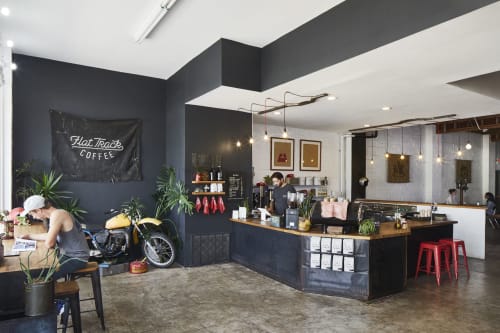 Flat Track Coffee, Cafès, Interior Design